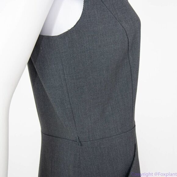 Calvin Klein grey short sleeves‎ sheath dress with side pockets, 10 - Picture 7 of 16